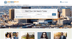 Desktop Screenshot of metroelpasojobs.com